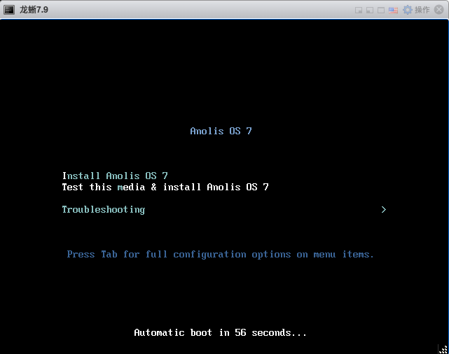Installation screenshot